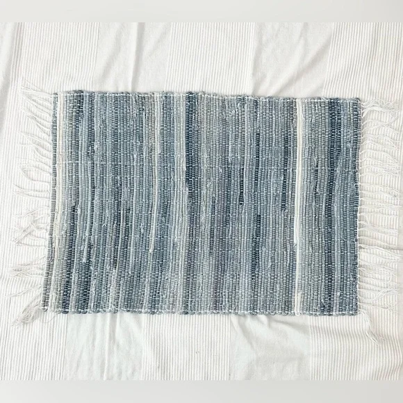 Denim Chindi Style Rug - Picture 2 of 8